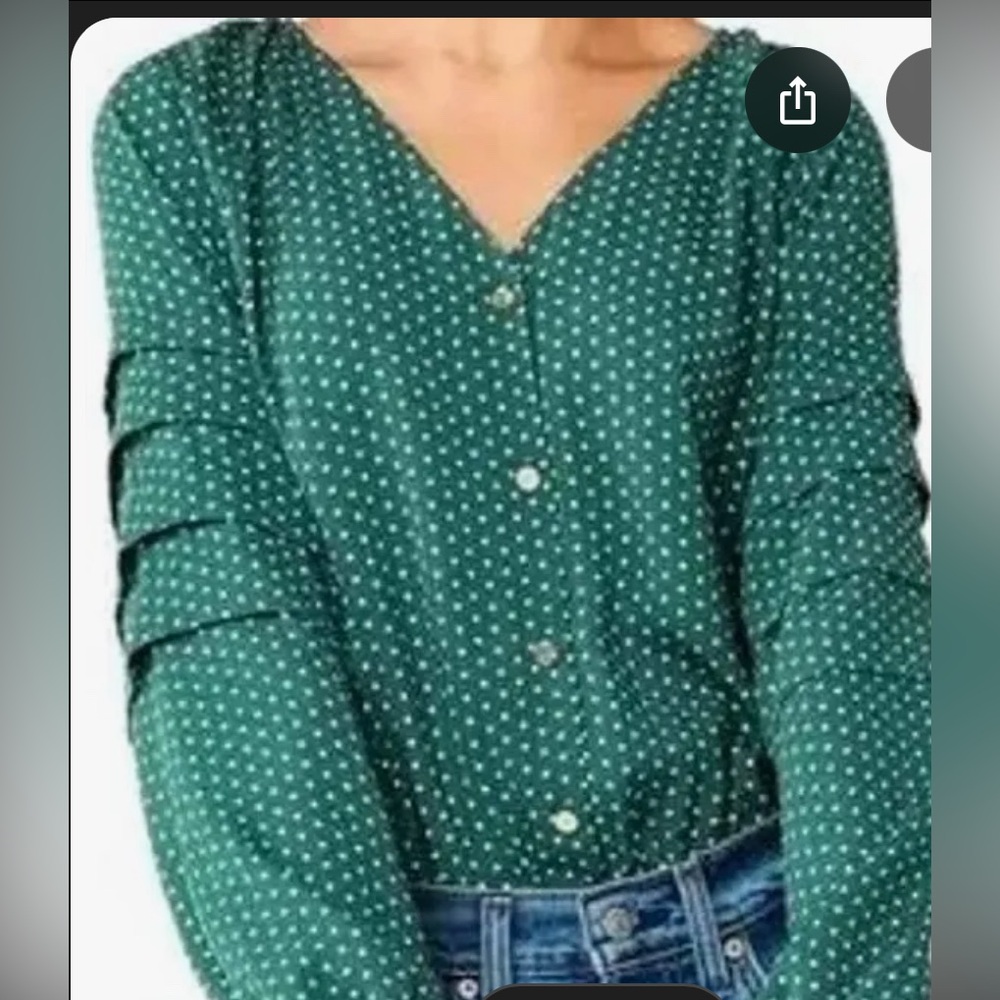 Green Polka Dot Women's Bodysuit